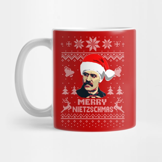 Friedrich Nietzsche Merry Nietzchmas by Nerd_art